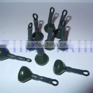 COATED GREEN SMOOTH BACK LEADS FOR CARP FISHING thumbnail-1