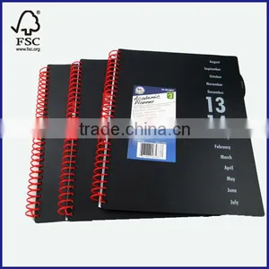 A5 Single Spiral Academic Planner Index Notebook thumbnail-1