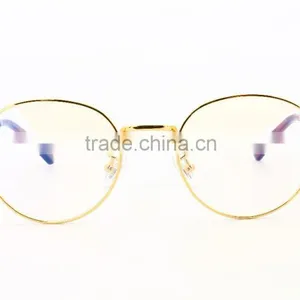 GB103 Simple Vintage Style Round Golden Metal Frame Reading Glasses thumbnail-2