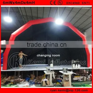 6mWx4mDx4mH Red Black Giant Inflatable Stage Cover Tent Oxford Cloth Inflatable Tent Large Inflatable Room Events Tent thumbnail-5