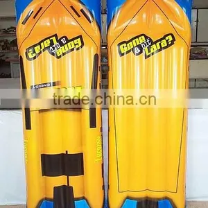 Inflatable Air Bed Lilos Air Mattress Swimming Pool Beach Single Color Lounger Mattress thumbnail-2