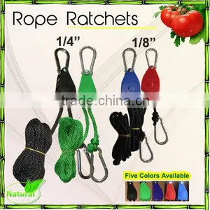1/4" Rope Ratchet Tie Down / Trailer Belt Ratchet Tie Down / Quick Release Tie Down thumbnail-1