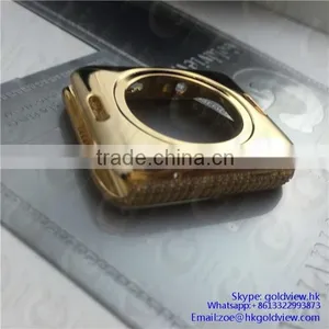 For Apple Watch 24k Gold,24k Gold For Apple Watch,For Apple Watch 24k Gold Diamonds Housing thumbnail-6