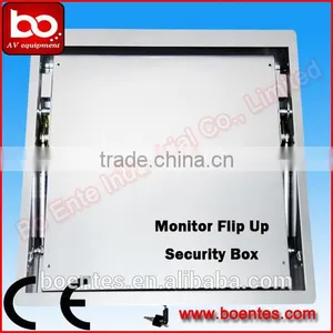 Student Tabletop Computer LCD Monitor Manual Flip Up/Pop Up Box for School Educate Project thumbnail-1