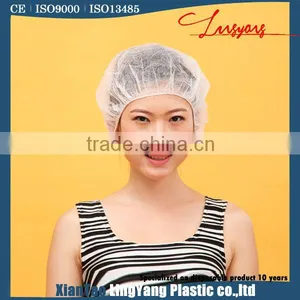 2014 Hot Sale Disposable Round Nonwoven Hospital Bouffant Nurse Cap thumbnail-1