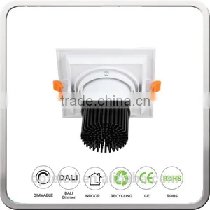 8W 1 Head 2 Heads 3 Heads Rectangular LED Downlight Square Adjustable thumbnail-5