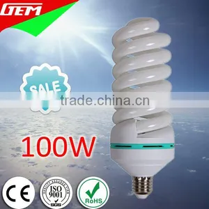High Lumens Daylight Spiral 100W Energy Saving Lamp With E27/E40 Base thumbnail-1