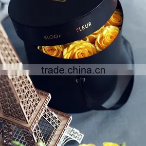 Elegant Cardboard Flower Paper Box for Roses thumbnail-5