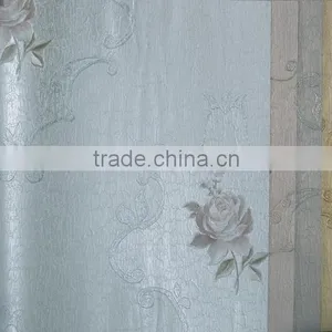High Quality Vinyl Wallpaper With Beautiful Flowers thumbnail-5
