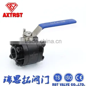 3 Piece Floating Threaded Forged Steel A105 F304/316 Ball Valve thumbnail-2