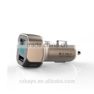 Dual USB Bluetooth Car Chargers With Car Battery Meter thumbnail-4