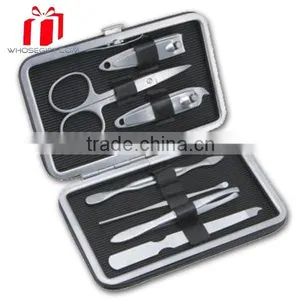 Cheap Durable 7pcs Silicon Cover Manicure Set In Pu Pouch thumbnail-1