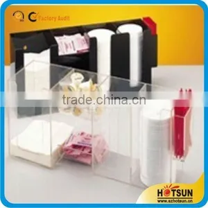 Hotsale Salt and Pepper Set With Napkin Holder Made by Acrylic thumbnail-1