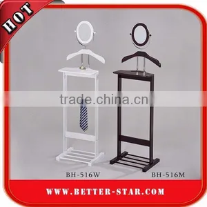 High Quality Portable Bedroom Clothes Rack Valet Stand for Clothes Hat Shelf thumbnail-6