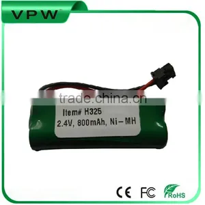 UN38.3 CE ROHS Rechargeable NIMH 5/4AAA 2.4V 800mAh Battery Pack for Cordless Phone thumbnail-1