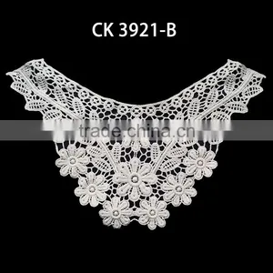 100% Cotton Fabric Fashion Embroidery Latest Women Collar Designs thumbnail-3