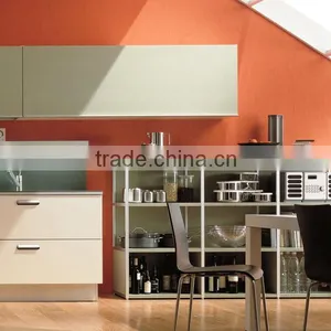 High Quality Customized Kitchen Cabinets With uv Decorative Board MDF Kitchen Cabinet Factory thumbnail-4