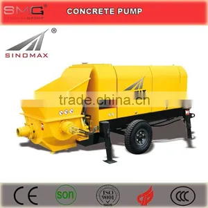 CE Certification 60, 80m3/h Electric Motor Trailer Concrete Pump for Sale thumbnail-1