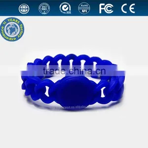 High Quality Silicone Rfid Wristband Card Used in Swimming Pools Saunas Spas Hotels thumbnail-1