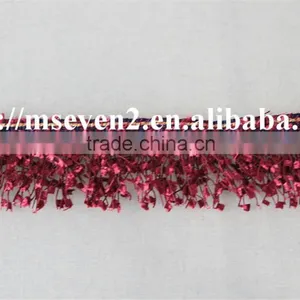 Fashion Color Tassel Fringe Lace Trim Polyester Tassel Fabric Embroidery Lace thumbnail-4