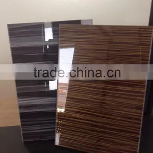 High Glossy UV MDF Board/ Sheet--Flower Design Series ( One Side White Melamine Color,Size : 1220*2440 mm 1220*2800mm thumbnail-3
