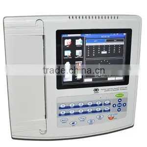 Portable 12 Lead 12 Channel Electrocardiograph ECG/EKG Machine With ECG Software thumbnail-4