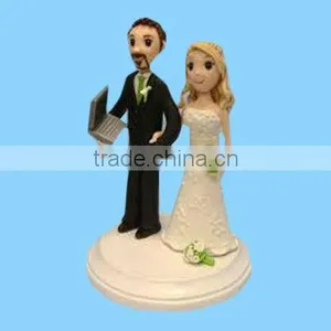 Hot Custom Resin Unique Engagement Vintage Cake Topper thumbnail-1