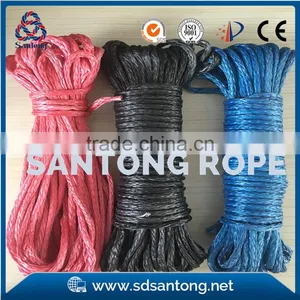 Black Color UHMWPE Synthetic Winch Rope thumbnail-1