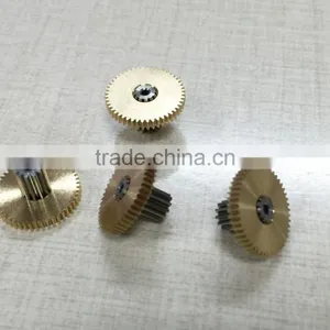 Hobbing Gear Machines Precision Double Round Brass Telescope Gearbox Gear thumbnail-5