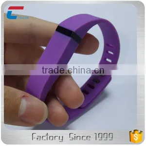 Uid Rewritable RFID LF EM4305 Custom Soft Tpu Silicone Wristband thumbnail-3