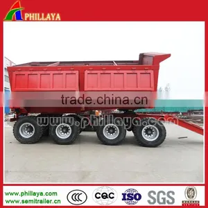 15ton 20ton Side Tipping Full Trailer Side Dump Full Trailer thumbnail-3