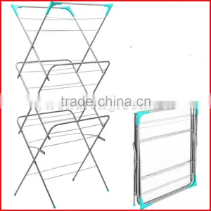 Clothes Airer 3 Tier Laundry Dryer Concertina Indoor Outdoor Patio Horse Towel thumbnail-1