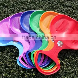 Snow Sledge A Variety of Different Colours of Plastic Snow Sledge for Kids and Adults thumbnail-3