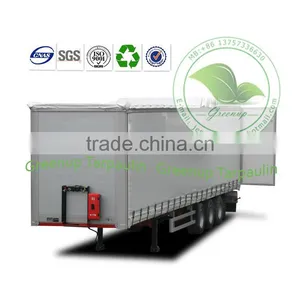 Custom UV Protection PVC Tarpaulin Semi-Trailer Tarp Curtains thumbnail-1