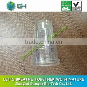 300ml 100% Biodegradable Clear Plastic Cups,compostable Disposable Cups thumbnail-1