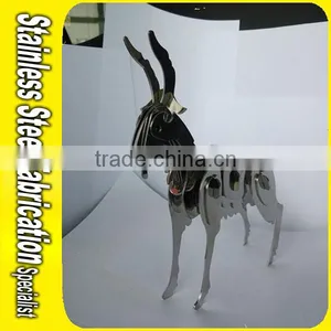Horse Sculpture Carving Products Stainless Steel Metal Artwork Crafts thumbnail-2