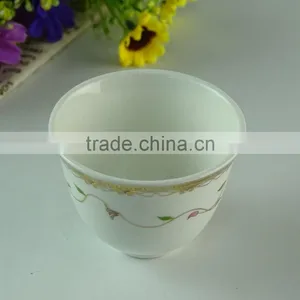 Big Quantity Cheap White Round Ceramic Cawa Cup With Decal Stock thumbnail-2