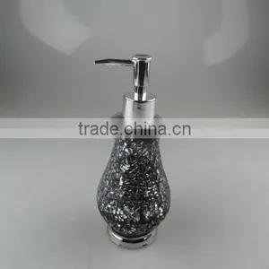 Stocked Ceramics Silver Color Bath Jar Moder Design thumbnail-1
