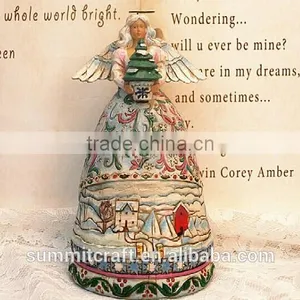 High-quality Polyresin Hand Paint Angel With Wings Vienna Souvenirs thumbnail-1