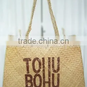 High Quality Best Selling Sea Grass Shopping Bag WITH HANDLE From Vietnam thumbnail-1