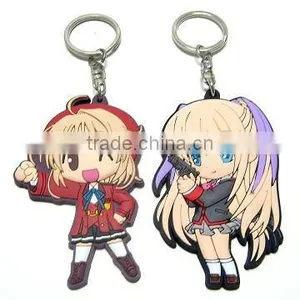 3D Mini Figure Pvc Keychain thumbnail-1