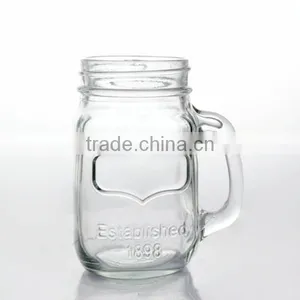 Water Bottles Drinkware Type and FDA,CE / EU,SGS Certification Glass Storage Jars thumbnail-1