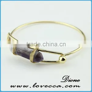 High Quality Fashion Bohemian Artificial Semi-precious Stones Turquoise Bracelet thumbnail-2