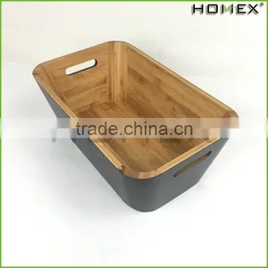 Bamboo Kitchen Multipurpose Storage Box Homex BSCI/Factory thumbnail-3