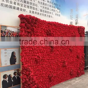 Hot Sale Silk Flower Wall for Wedding Decoration in Good Price thumbnail-1