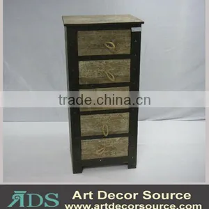 88cm H Vintage Wooden Storage Cabinet thumbnail-1