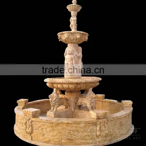 Buy Garden Fountain in Bronze or in Marble (customized Service) thumbnail-2