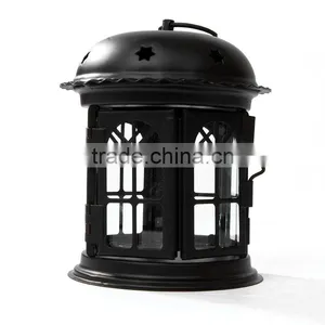 European Romantic Wedding Supplies Iron Glass Candlestick Creative Home Furnishing Jewelry Ornaments Model House Candle Holders thumbnail-5