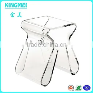 Modern Hot Sell Chair Shape Acrylic Brochure Holder Acrylic Book Holder Acrylic Magazine Rack thumbnail-1