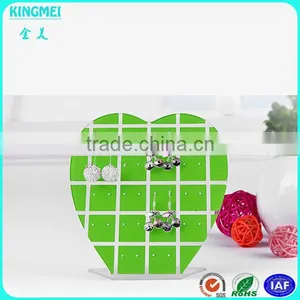 Pop Hot Sale Acrylic Heart Shape Earring Display Stand thumbnail-1